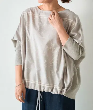 새상품 비어즐리 별자리 패턴 스카프 니트