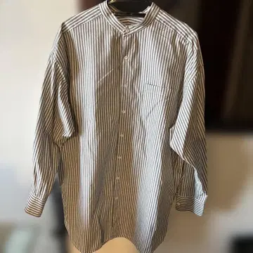 FRAMeWORK 스트라이프 버튼다운 셔츠