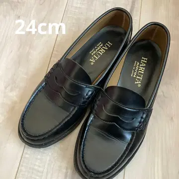 HARUTA 로퍼 블랙 24cmEE 포멀 신발 하루타 로퍼 새상품급