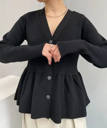 새상품 omekashi 라이트 플럼 가디건