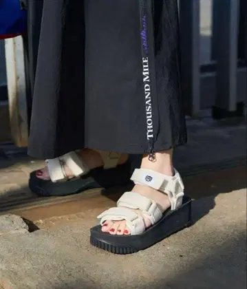 SHAKA x FREAK'S STORE/네오밴지 플랫폼 통굽 샌들