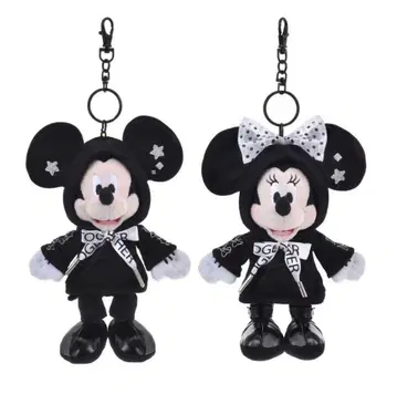 미키 미니 봉제 인형 키링 키체인 Black style