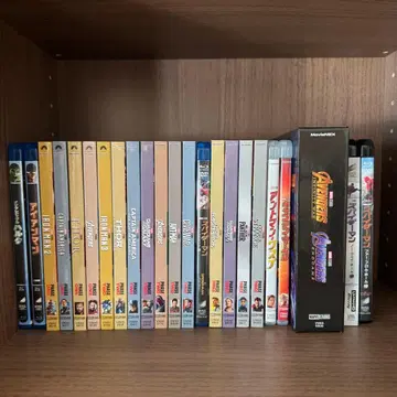 MCU (24작품) Blu-ray+케이스 세트