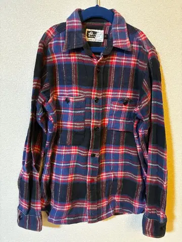 Engineered Garments 체크 무늬 플란넬 셔츠 사이즈 1