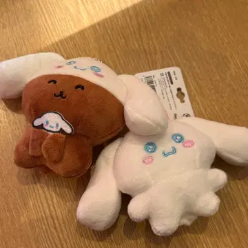 최고심 산리오 popup 봉제 인형 페어 마스코트 시나몬 롤