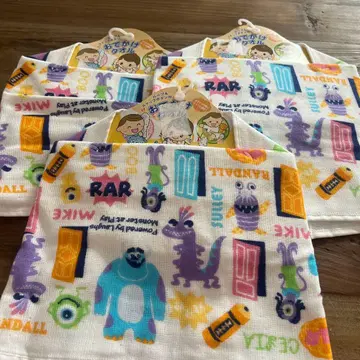 미사용 몬스터 주식회사 타월 세트 3개