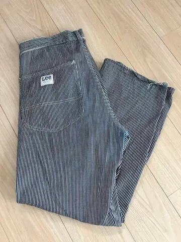 Lee 스트라이프 페인터 팬츠 워크 팬츠 L 네이비/화이트