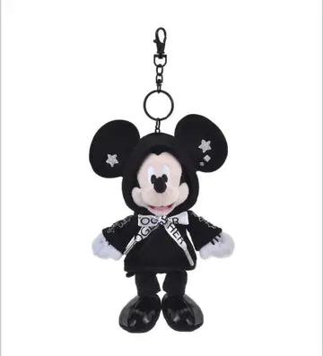 미키 봉제 인형 키링 키체인 Black style