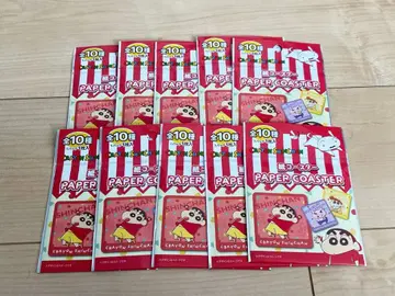 짱구는 못말려 종이 코스터 10개