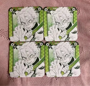 귀멸의 칼날 아트 코스터 시나즈가와 사네미