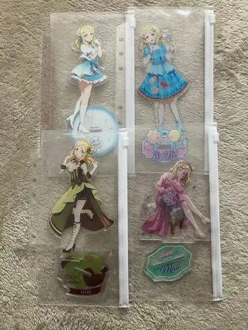 오하라 마리 개봉품 아크릴 스탠드 종합 세트 Aqours 러브 라이브