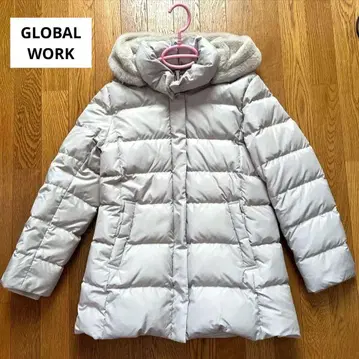 [ GLOBAL WORK ] 우츠쿠 실루엣 발수 다운 코트