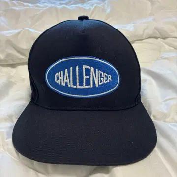 CHALLENGER 블랙 야구 모자 LOGO TWILL CAP