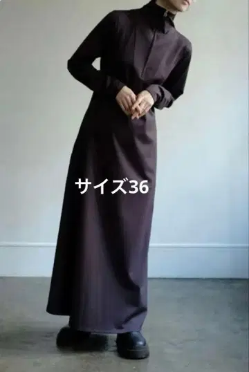 little suzie 하이넥 지퍼 원피스 36