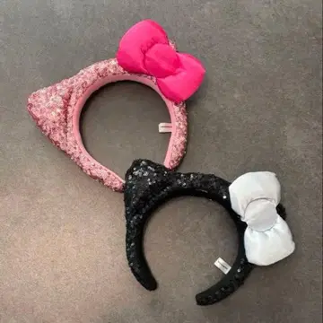 키티 머리띠 2개 세트 USJ