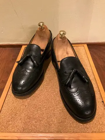 REGAL 태슬 로퍼 블랙 25EEE