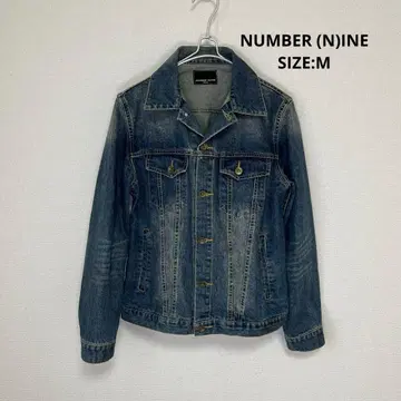 NUMBER (N)INE used 가공 3rd type 데님 자켓