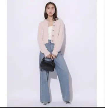 mystrada 샤기 니트 가디건