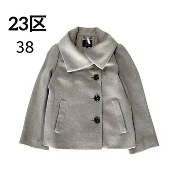 23구 알파카 혼방 울 숏코트 고급 울 소재 이탈리아 원단 38