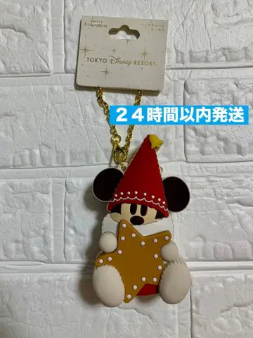 택 포함 새상품 릴린 백참 케이스 포함 디즈니 크리스마스