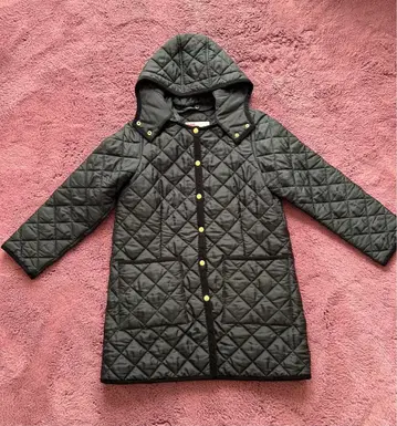 트래디셔널 웨더웨어 퀼팅 자켓 블랙 36