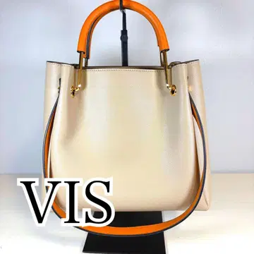컨디션 최상 VIS 핸드백 2way 베이지