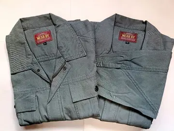 NEAR BY 그레이 워크 셔츠 겨울 상품 LL 사이즈 2벌