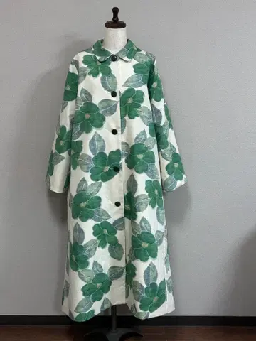 기모노 리메이크 순수 실크 두 종류의  리버서블 코트