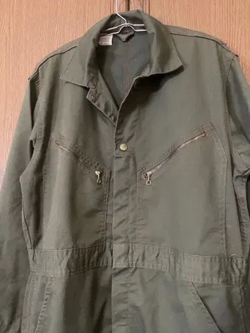 80년대 오슈코슈 올리브 그린 오버롤 42R