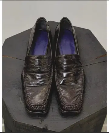 Squaretoe Gather Loafers 37