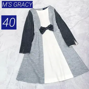 미사용 새상품 M'S GRACY 리본 포함 원피스 40 L 사이즈