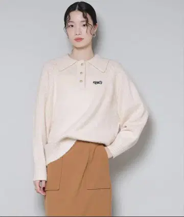 PENNEYS 별주 TheFOX 샤기 폴로 니트