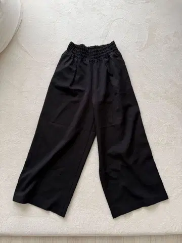 [ LEPSIM ] 개더 와이드 팬츠