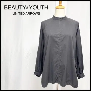 [ 새상품급 ] 뷰티앤유스 긴팔 셔츠 블라우스 상의 그레이 프리