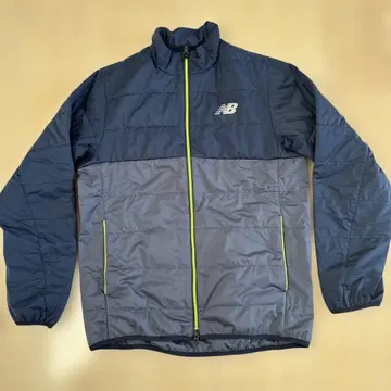 뉴발란스 충전솜 풀 집업 블루종