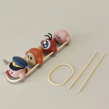 커비 PUPUPU TRAIN 가챠가챠 스크런치  놀이