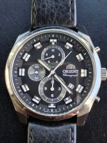 ORIENT 쿼츠 가죽 벨트