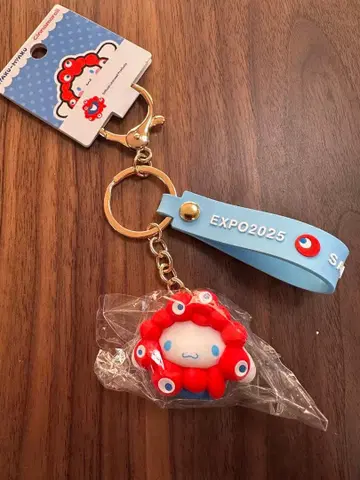 EXPO2025 만박 공식 미야쿠미야쿠 시나몬 산리오 키링