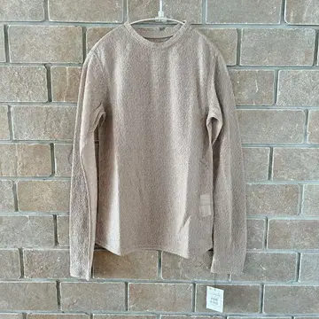 새상품 야마다야 Ample 앰플 시어 소재 울 긴팔 상의