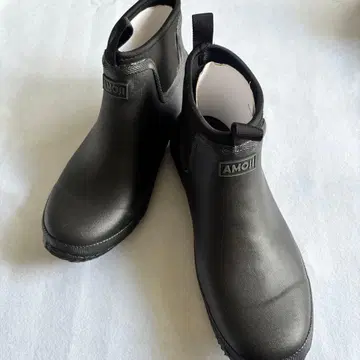 [ AMOJI ] 레인부츠 사이드 고어 부츠 KL1000 28cm 블랙