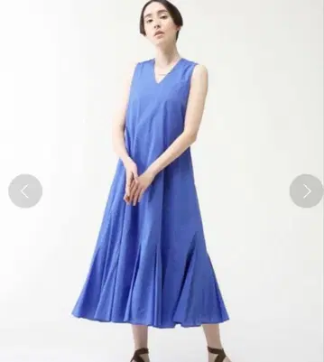 MARIHA 여름 달 그림자 드레스 블루