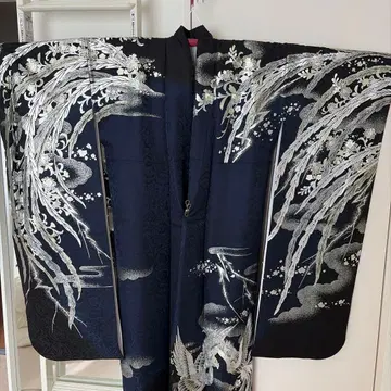 [ 새상품급 ] [ 하나뿐인 ] 성인식 후리소데 봉황 자수