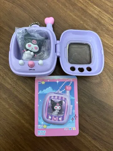 쿠로미 미니피규어 포함 키링