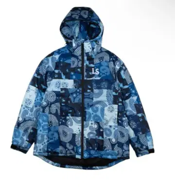 LS 기하학 패턴 나일론 자켓