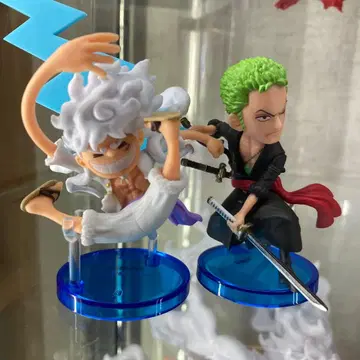 원피스 피규어 월드 컬렉션 조로 니카 루피 기어5 세트