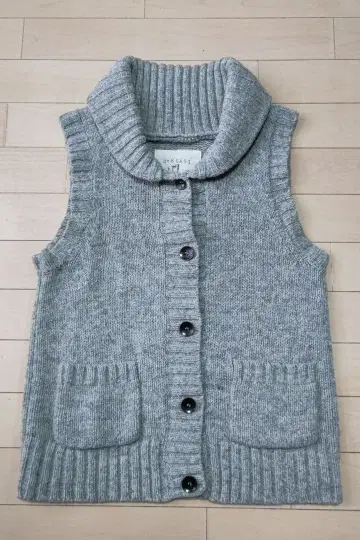 OMEKASI 그레이 니트 베스트