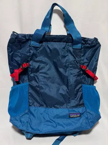 파타고니아 라이트웨이트 트래블 토트 블루 계열 2way 럭색