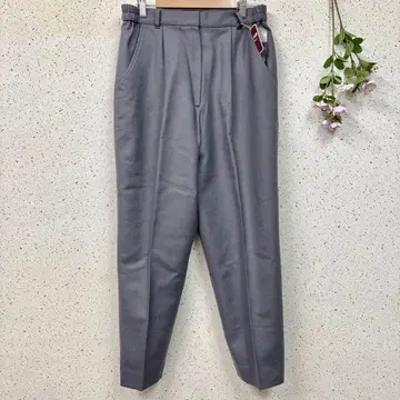 택 포함 새상품 [ 빈티지 ] 울 블렌드 스트레치 슬랙스 LL