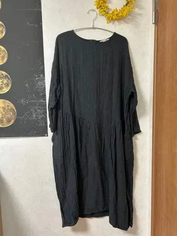 blue willow 차콜 그레이 롱 원피스 긴팔