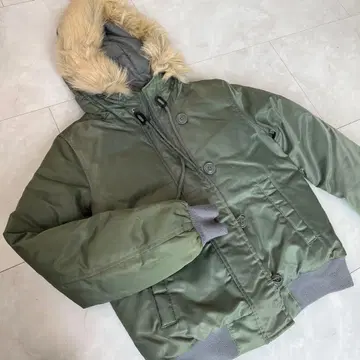 리바이스 다운 자켓 점퍼 카키